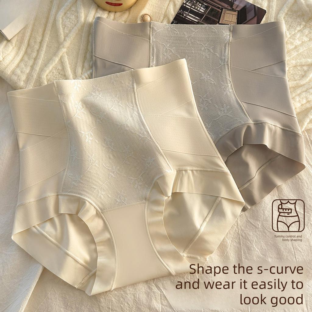 Женские Весенние и Осенние Трусики-Слипы с Высокой Талией, Бандаж X, Легкий Пластик, 7A, Антибактериальная Внутренняя Подкладка, Для Живота и Бедер
