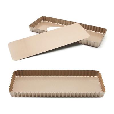 Новейший 14-дюймовый противень для выпечки хлеба с антипригарным покрытием из углеродистой стали и съемным дном