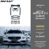 Compatible Mercedes-Benz C-Class W205 (19-21) AMG63 Style Body Kit: Bumper, Fender, Grille.