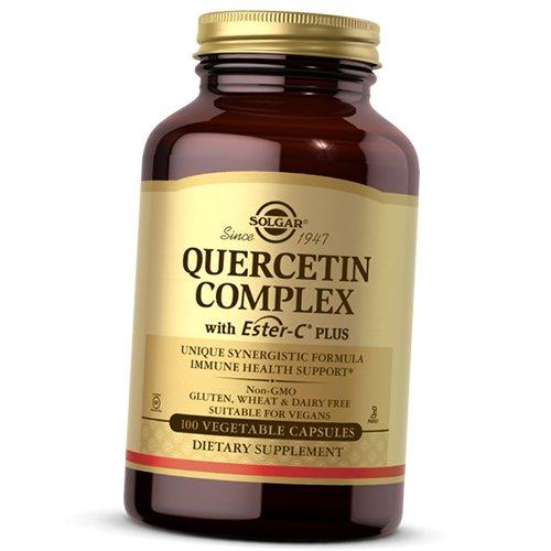 Комплекс с Кверцетином и Эстер-С плюс, Quercetin Complex with Ester-C, Solgar  50вегкапс (70313014)