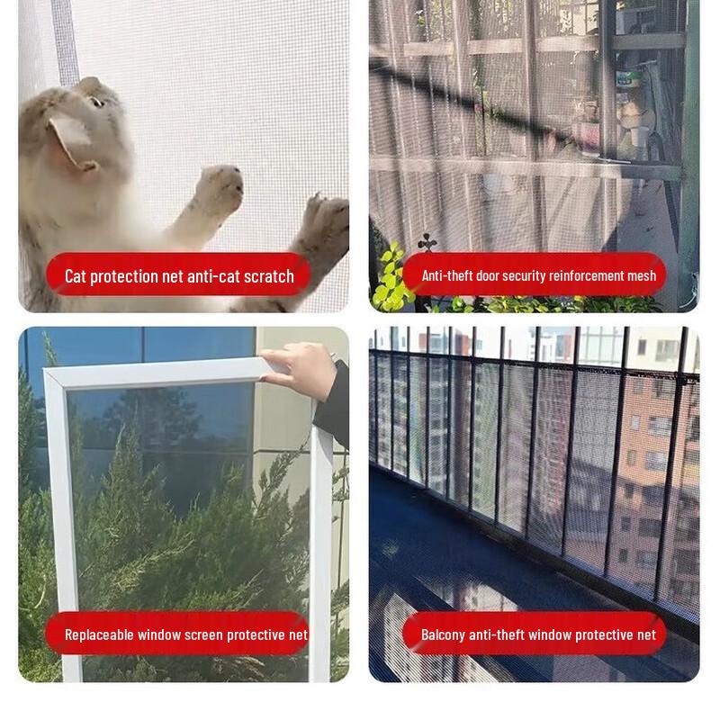 Магнитная противомоскитная сетка Tieluowei для окон, DIY