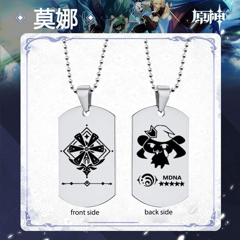Модное мужское ожерелье с подвеской Genshin Impact, ролевые игры, подарки для любовников