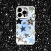 Чехол для телефона Y2k со звездами для iPhone 16, 15, 14, 13, 12, 11, Pro, XS, Max, Plus, Mini, SE, Белый, Конфетный, Матовый, Ударопрочный