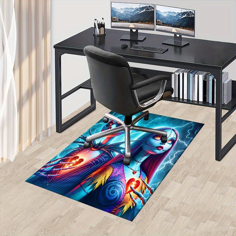 Office Rug Jack Skellington, Sally theme 3D Printed Anti-Slip Rug-Machine Washable for Living Room