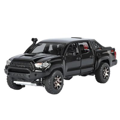 1/32 Toyota Tacoma Сплав Пикап Модель Машины Литые Металлические Внедорожники Модель Машины Высокая Симуляция Звук и Свет Детская Игрушка Подарок