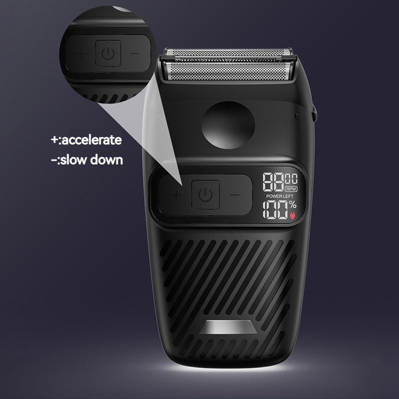 Электробритва MOTAWISH с возвратно-поступательным движением, трехскоростная регулируемая бритва, аккумуляторная бритва типа C