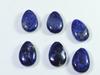 23Cts. Натуральный голубой содалит груша кабошон драгоценный камень россыпью 06 шт. лот 10X14MM RQ-1968