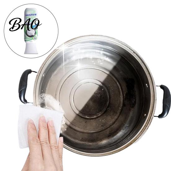 Black Grime Cleaner Remove Stain Remover for Pots & Pans, Heavy Duty Pan Cleaner, All Purpose Pot Bottom of Easy Oil Cookware Deep Cleaning