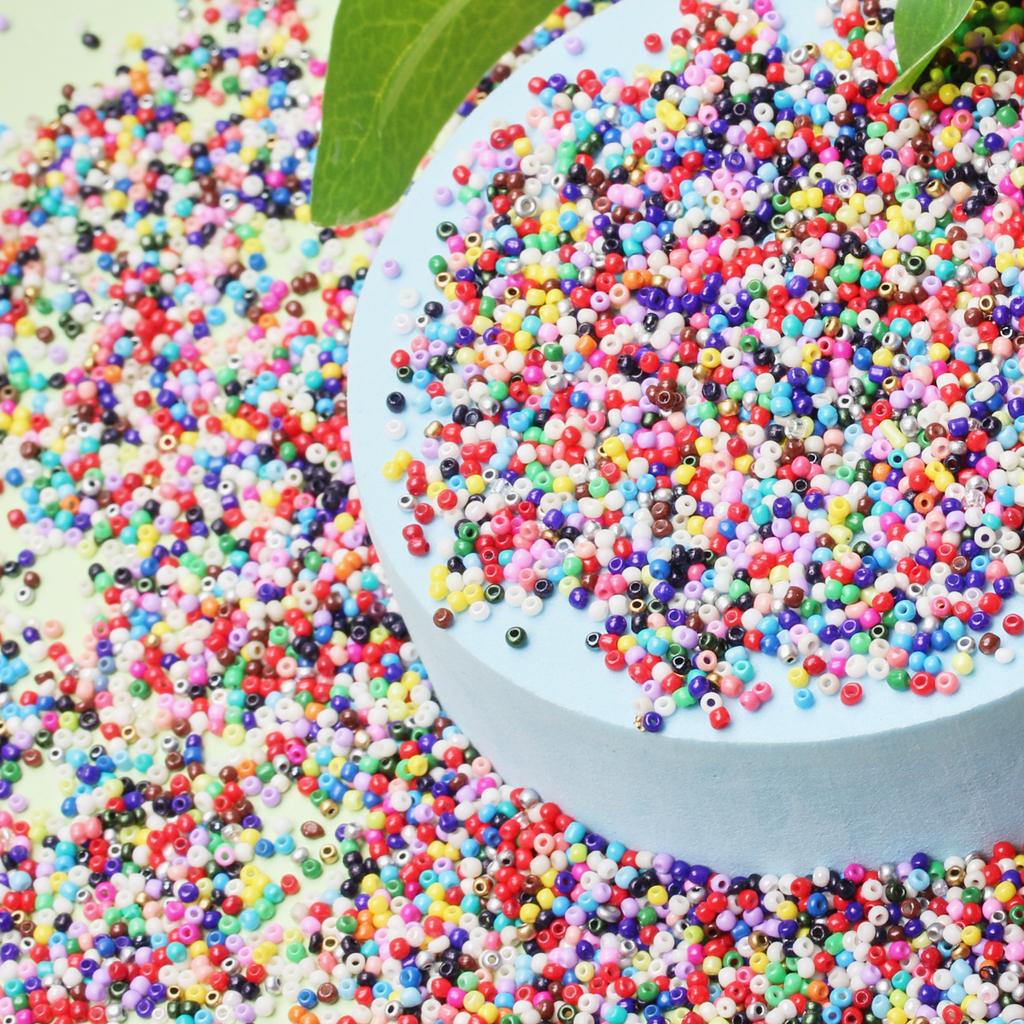Главная Товары для вечеринок Фурнитура Бисер Аксессуары Разделительные бусины Браслет Ожерелье 1000 шт./лот 2 мм для рукодельных подвесок Чешское стекло Мини DIY