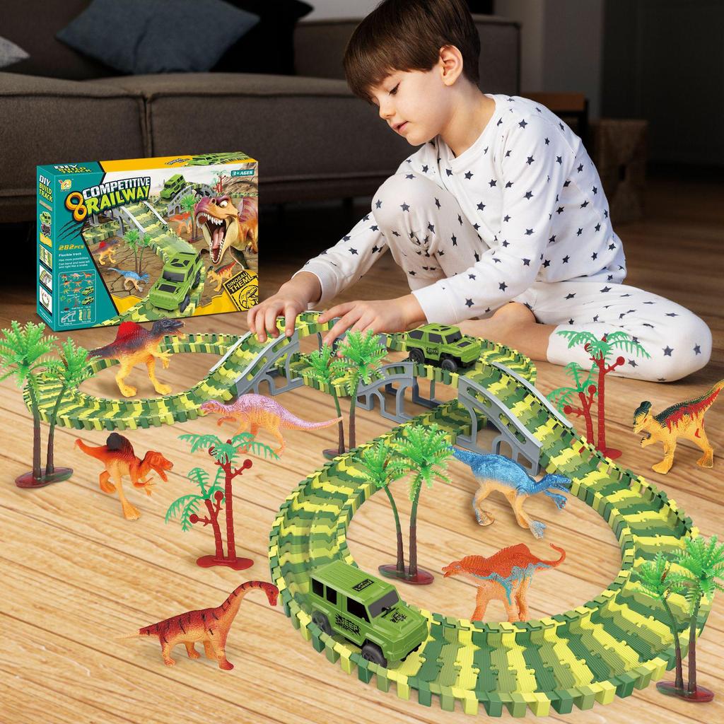 Сделай сам Модульный Электрический Трек Машинки Конструктор для Детей - Инженерная и Образовательная Игрушка