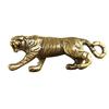 Ретро из чистой латуни, твердый винтажный брелок в форме тигра, кулон, сувенирный аксессуар