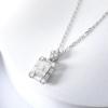 D Color 5*7MM 1CT  Emeralds Radiant Cut Moissanite Necklace Pendant For Women S925 Silver Diamond Neck Chain Fine Jewelry