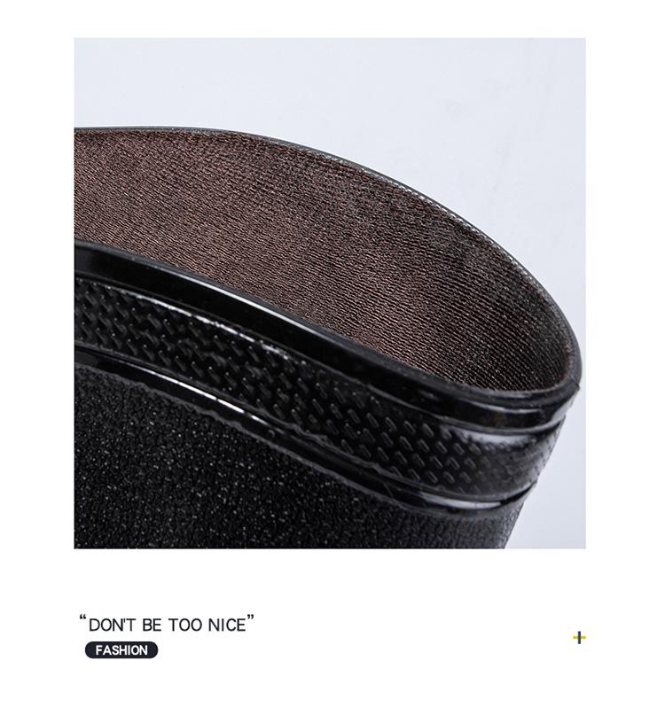 Men's 45CM High Work Rain Boots: Durable, Non-Slip, Waterproof, Thick-Soled for Construction