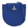 Женская сумка Vivienne Westwood S Saffiano Полумесяц Седло Crossbody 43030094 L001n K405