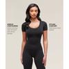 Gymshark Футболка миди Soft SculpT черная B3b1e Bb2j