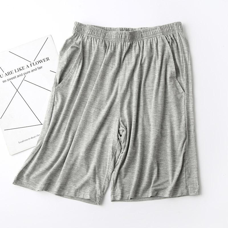 Summer New Modal Female Sleep Pants Thin Single-piece Shorts Loose Large Size Casual Shorts Pocket Pants Home Pants Bottoms
