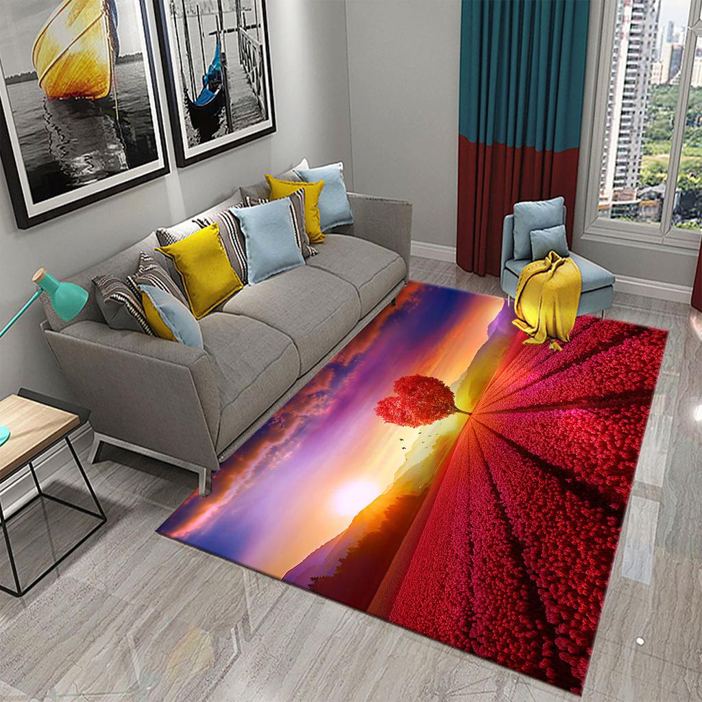 3D Красочный Ковер со Свежими Цветами для Кухни Ковер с Романтическим Цветочным Рисунком Ковер для Гостиной Ванной Комнаты Ковер для Пола Декор Ковра для Спальни Девочки