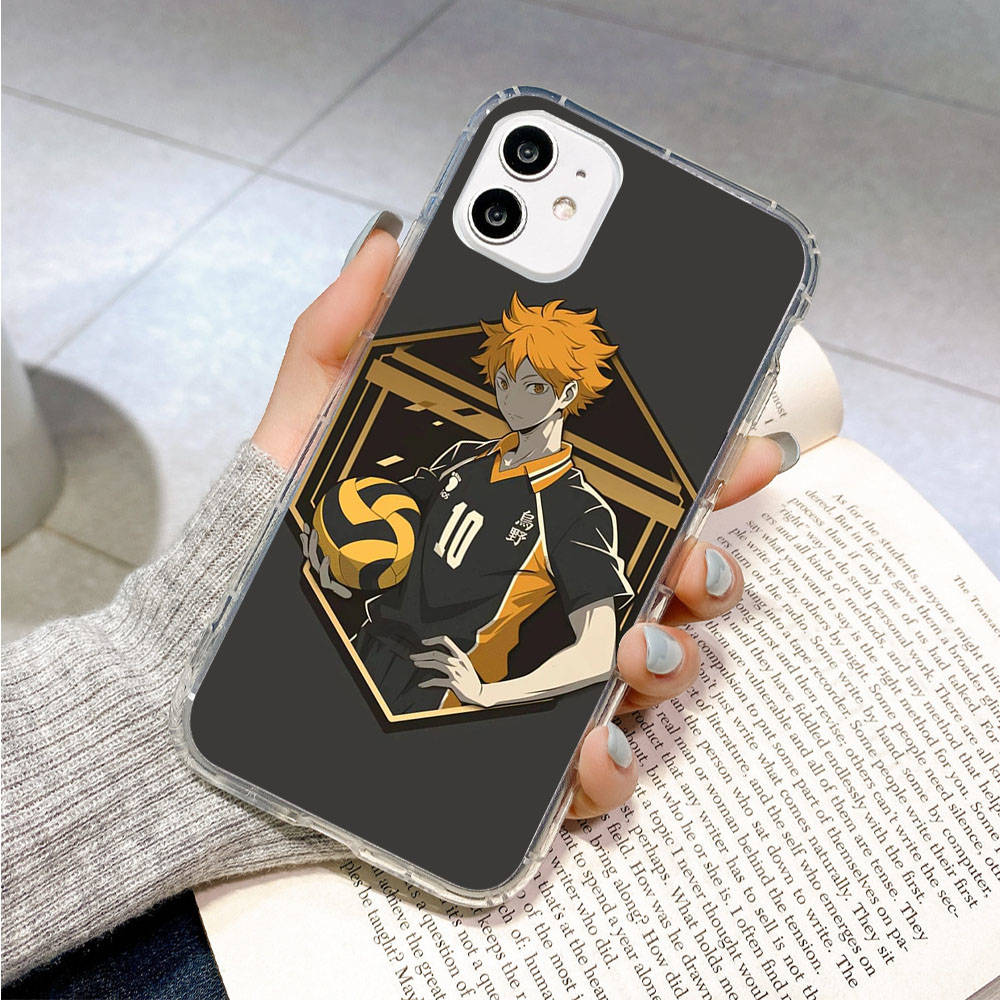 Чехол для Samsung A04 A14 A23 A34 A54 M23 M33 M52 M53 Realme 10 9 C30S C35 C55 VIVO Y02S Y21 Y51 X80 Pro Прозрачный чехол WI92 Haikyuu