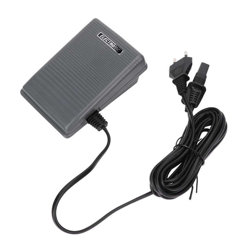 Foot Control Pedal Controller Switch &Amp; Power Cable For Brother Sewing Machine
