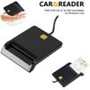 1-3Pcs USB 2.0 Smart Card Reader Stable Skillful Multi-function for DNIE ATM CAC IC ID Bank SIM Card Reader Affordable Easy Use