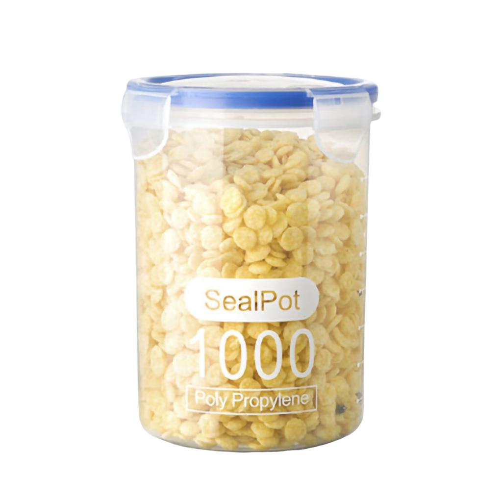 Пластиковые наборы коробок для хранения продуктов питания, штабелируемые кухонные герметичные банки, многозерновая бутылка-цистерна, контейнеры для хранения сухофруктов, чая