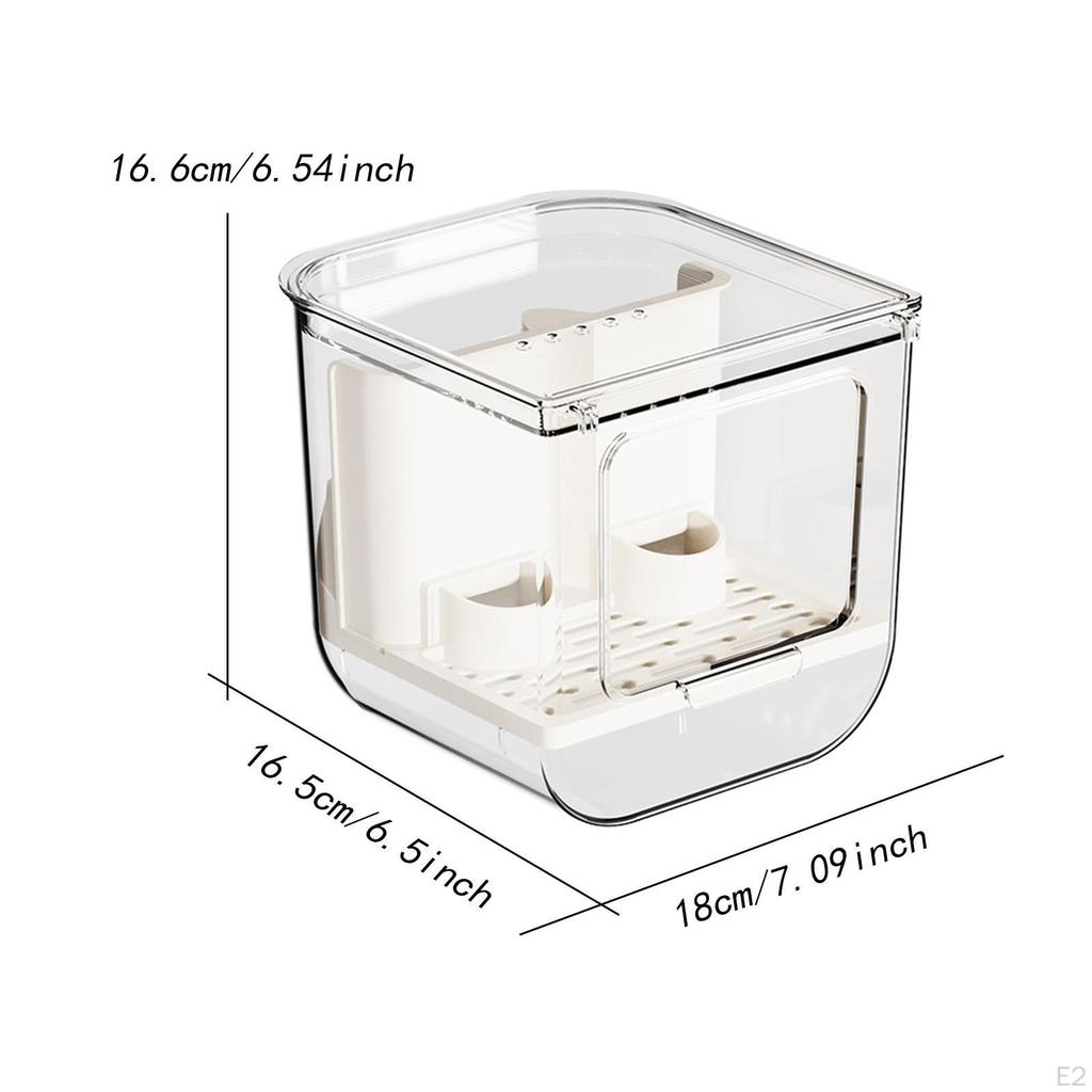 Automatic Bird Feeder, Food Dispenser, Feeding, Small Pet Container for Birds,