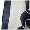 Chanel Scarf white/Navy Silk Women
