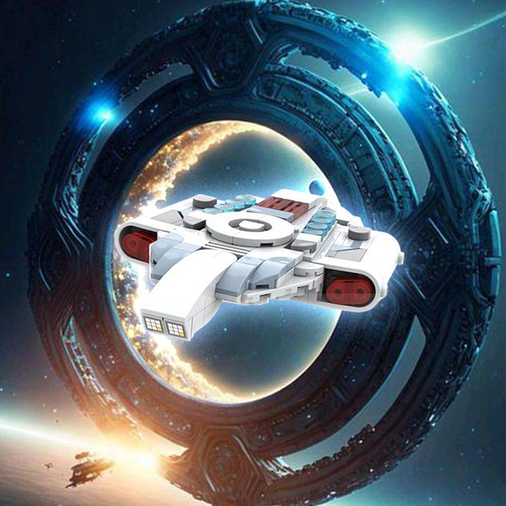 Gobricks MOC Глубокий космос Девять (DS9)  Набор Строительных Блоков USS Defiant Кирпичики Игрушки Модель Из Глубокого Космоса Девять Подарок Для Сборки