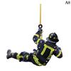 2Pcs Fire Peripheral Firefighter Pendant Hanging Christmas Tree Decoration  Christmas