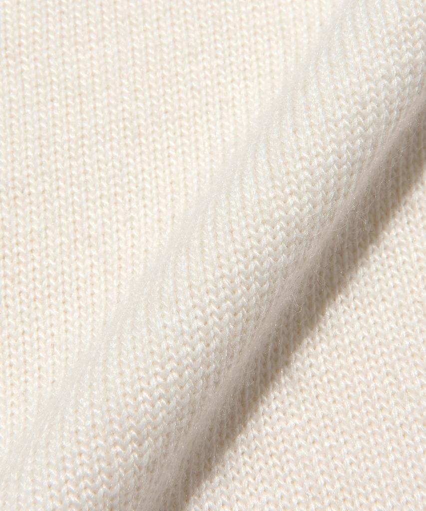 LEE Big Twitch Logo Knit Ivory