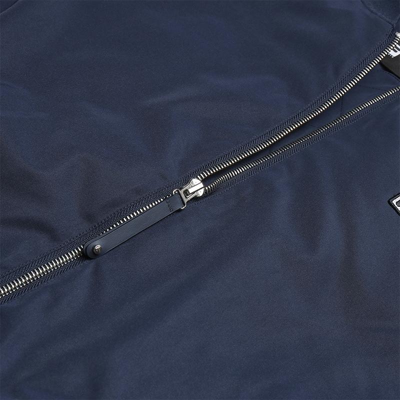 Fila Теннисная мода Минималистичный Классический Ретро Спортивный Повседневный Удобный Теплый Свободный Короткий Хлопковый Жакет Женские куртки Небесно-голубой A11W613904FBU