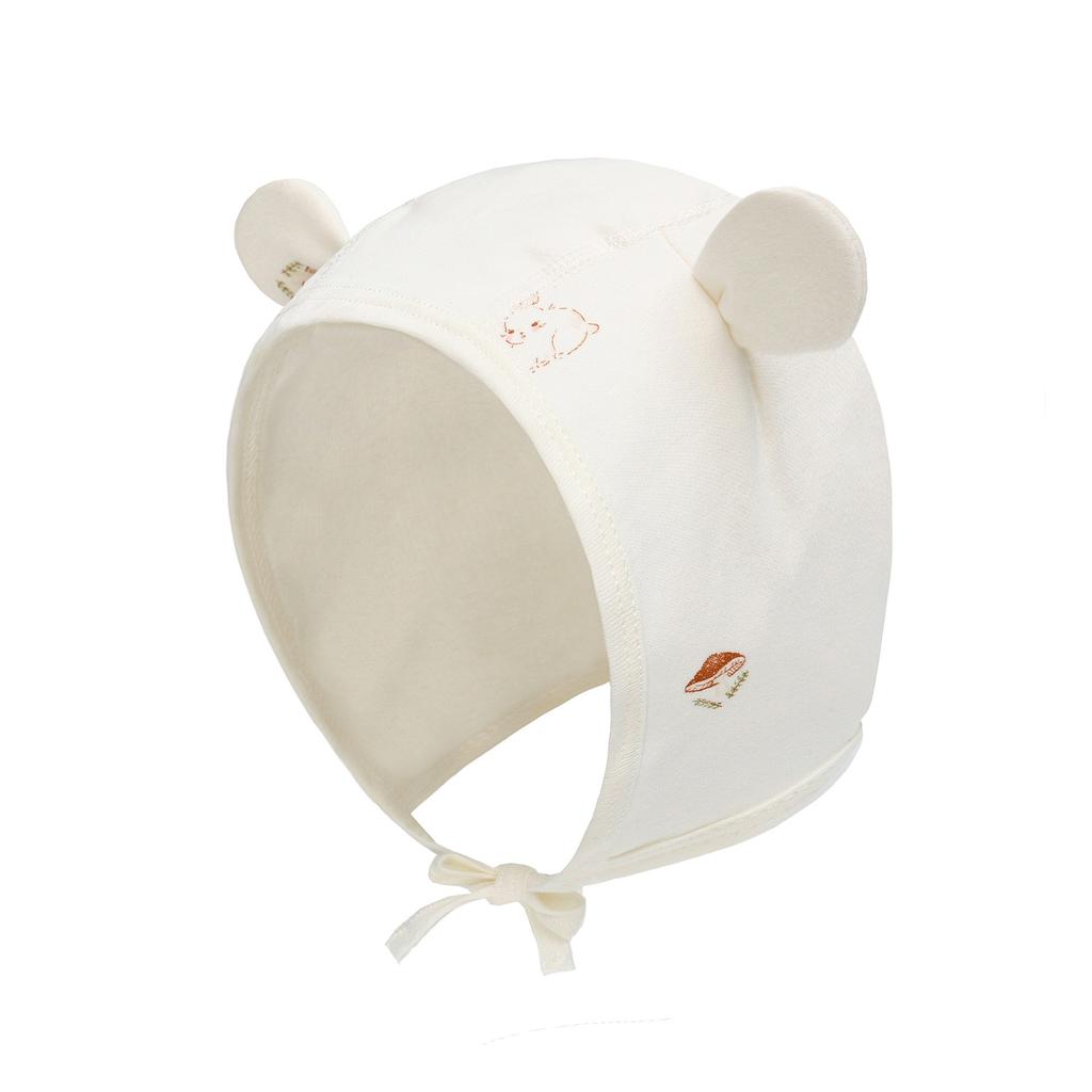 Baby Hat Spring and Autumn Style Unisex Infant Double Layer Fetal Hat Ear Protection Hat