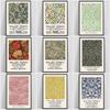 William Morris Canvas Painting Museum Exhibition Poster Gallery Modern Wall Art Retro Flower Pictures for Living Room Home Decor
