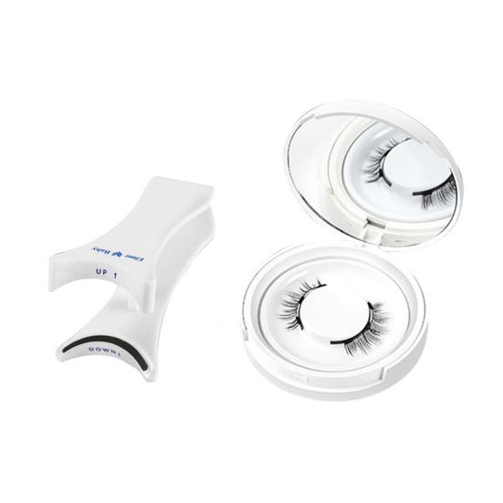 1 набор магнитных НАКЛАДНЫХ ресниц с зажимом-аппликатором для ресниц, многоразовые, натуральные, тонкие