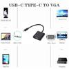 PLAYZH Usb 3.1 Type C к Vga Монитор Кабель-адаптер проектора для Macbook Chromebook Hd