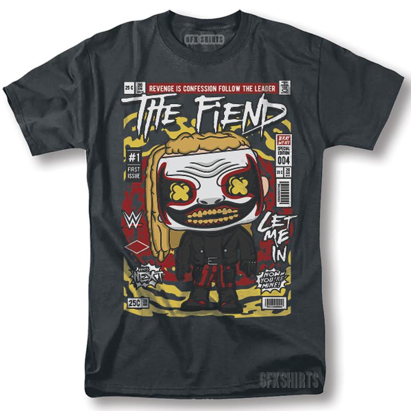 Bray Wyatt Funko Shirt The Fiend Let Me In Wrestlemania Graphic Design T-Shirt