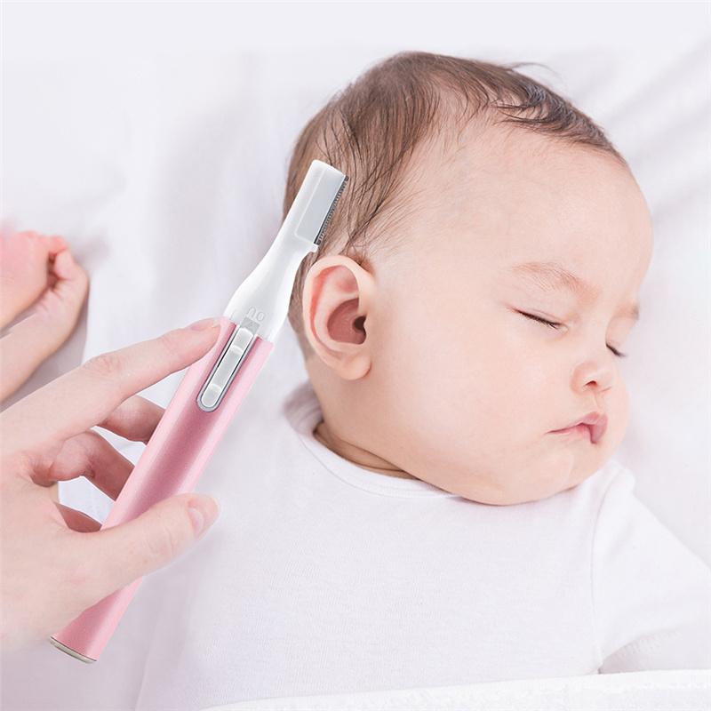 Портативный электрический триммер для бровей, средство для удаления волос, лезвия для бритвы, косметический набор для макияжа, эпилятор