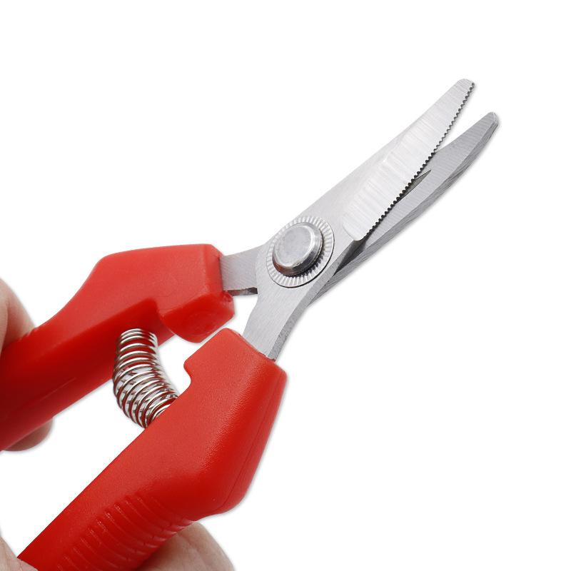 Stainless Steel Elbow Blade Pruning Shears Bonsai Plants Trees Branches and Leaves Garden Tools Household Scissors for Flowers