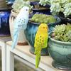 1Pc/1 Pair Simulated Parrot Figurine Flower Pot Vase Hugger Planter