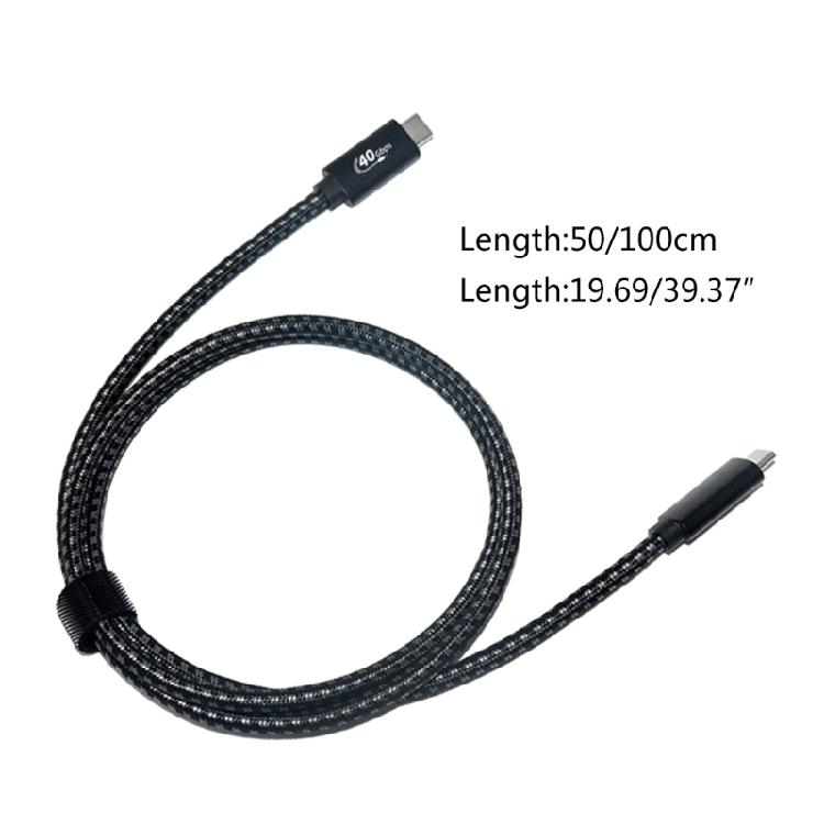 Зарядный кабель USB C PD100W Кабель Thunderbolt4 8K@60 Гц Кабель-удлинитель USB4
