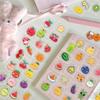 50Pcs/Set Wrapped Candy. Fruit Emoji PET Stickers Waterproof DIY Fashion Doodle Decals Stickers
