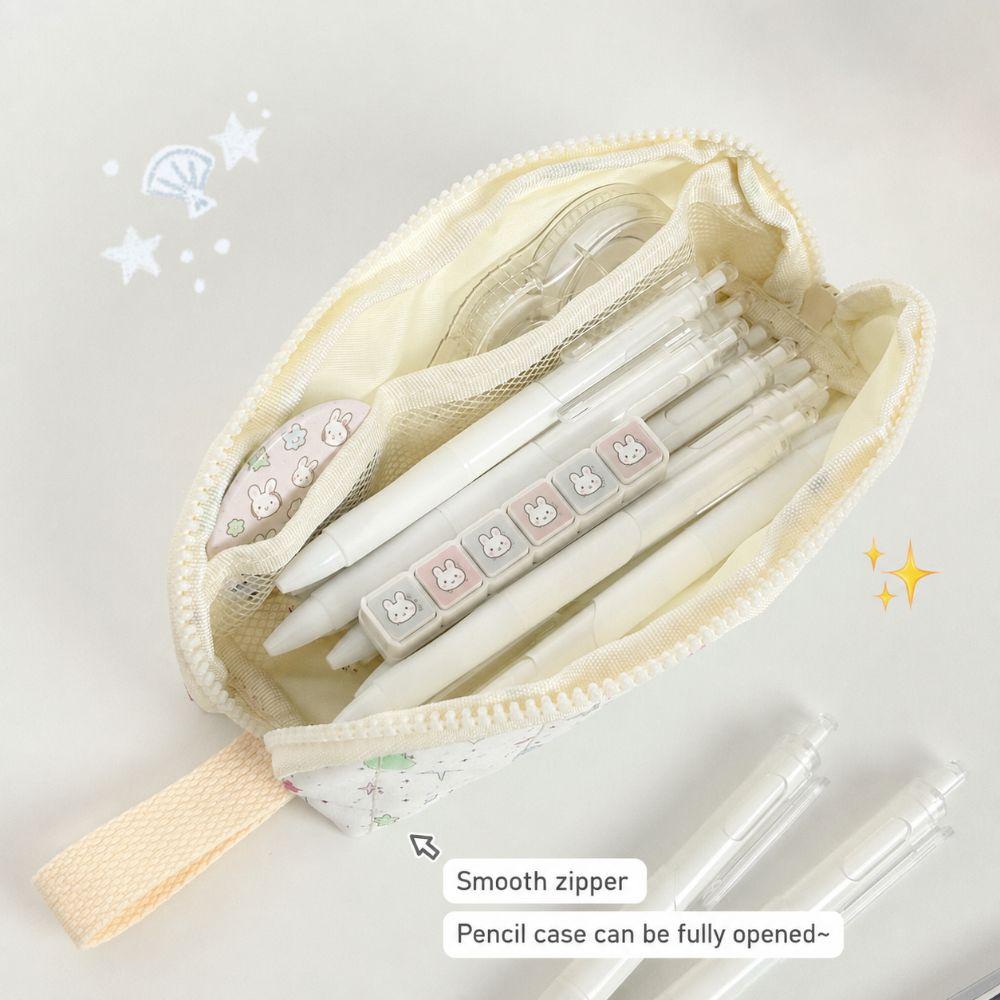 Large Capacity Pen Bag Handheld Pencil Pouch Portable Stationery Organizer Gift