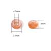 50pcs/lot Colorful Round Acrylic Beads Big Hole Loose Spacer Beads For Jewelry Making DIY Necklaces Bracelets Accessories