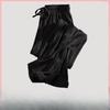 Летние брюки Ice Silk Wide Leg с высокой талией, тонкие повседневные брюки, женские свободные брюки длиной до пола