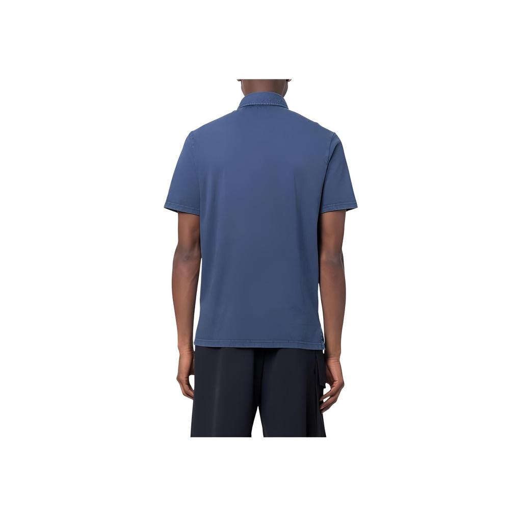 Polo Ralph Lauren Solid Color Cotton Linen Short Sleeve Polo Shirt Men Tops Blue 710860390001LIGHT