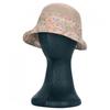 Shop   Women S Floral Foldable Hat Beige Km Wh 0826