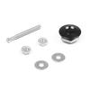 1.25" Universal Style Push Button Billet Hood Pins Lock Clip Kit For BMW ect Car Quick Pins TT102253