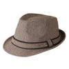 In The Elderly British Style Men'S Top Hat Spring And Autumn Old Man Gentleman Hat Dad Woolen Thousand Bird Grid Jazz Hat Winter