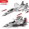 Military Air Force Weapons Series Building Blocks Chopper J-15 Flying Shark Aircraft Bricks Jet Plane Toys Birthday Gift For Boy