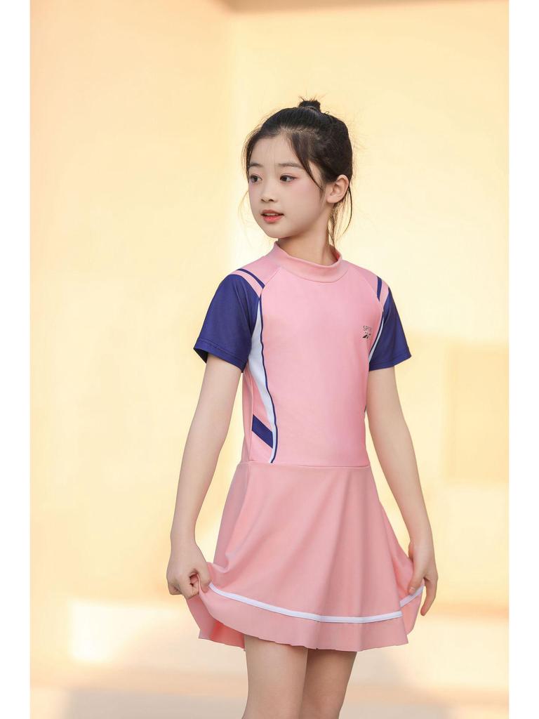 Спортивный слитный купальник для девочек для бассейна и горячих источников